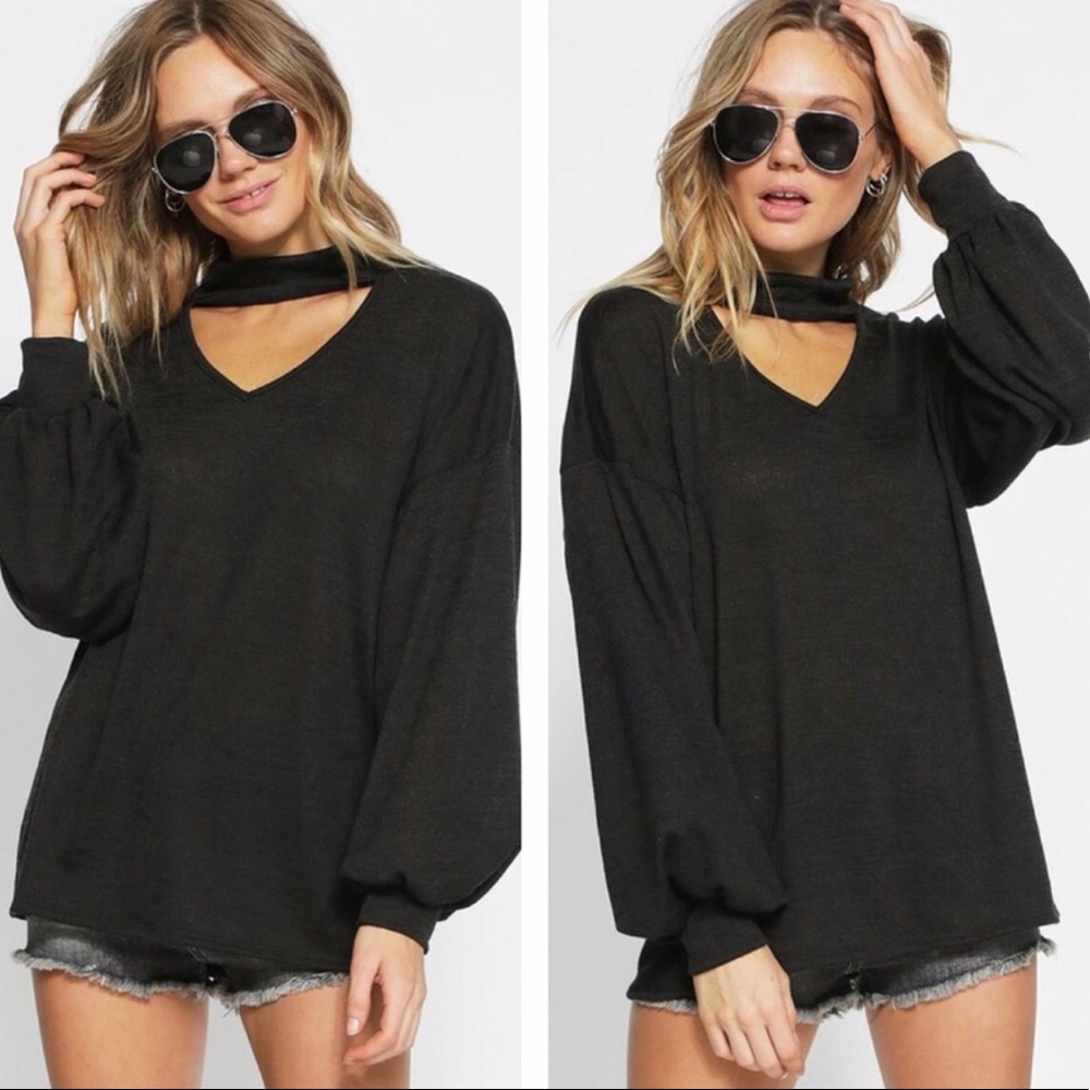3 for $25 Black Knit Sweater Top